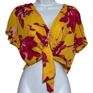 Color me Courtney cropped tie waist size 2